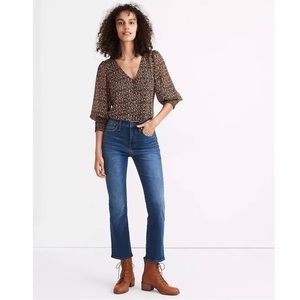 Madewell Petite Cali Demi-Boot Jeans in Lockwood Wash